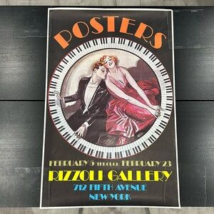 Vintage Rizzoli Gallery Art Poster